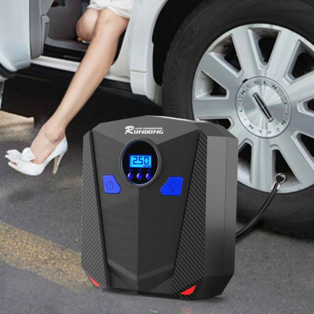RUNKONG Inflator Pompa Angin Ban Mobil Elektrik 150 PSI LCD Display - AKS-5501