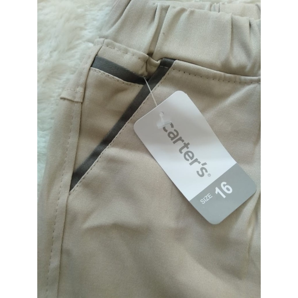 celana chino pendek anak usia 1-7 tahun warna cream-2