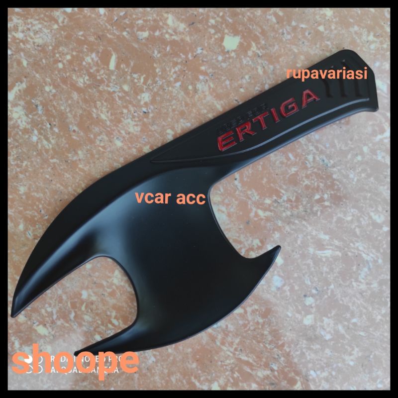 Outer / mangkok handle PINTU SUZUKI All new Ertiga 2018 2019 2020 2021 hitam doff tempel plastik abs