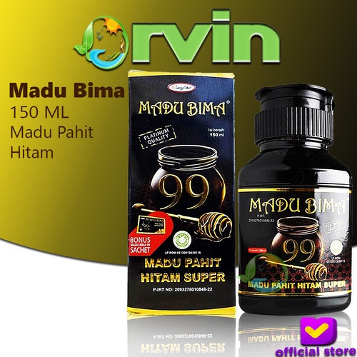 Terbaru Madu Bima 99 150ml / Madu Hitam Pahit