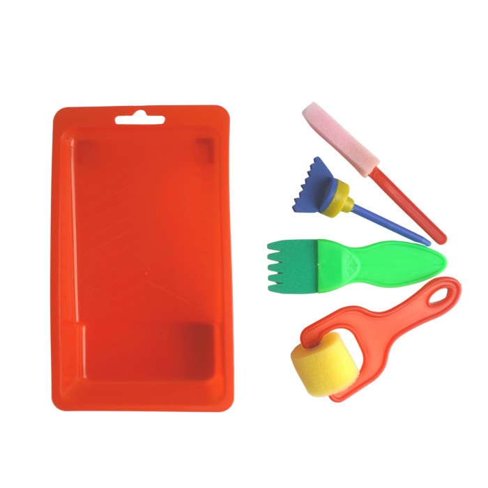 

Produk Terbaru Painting Set With Tray Kuas Melukis Anak Dengan Wadah Alat Painting