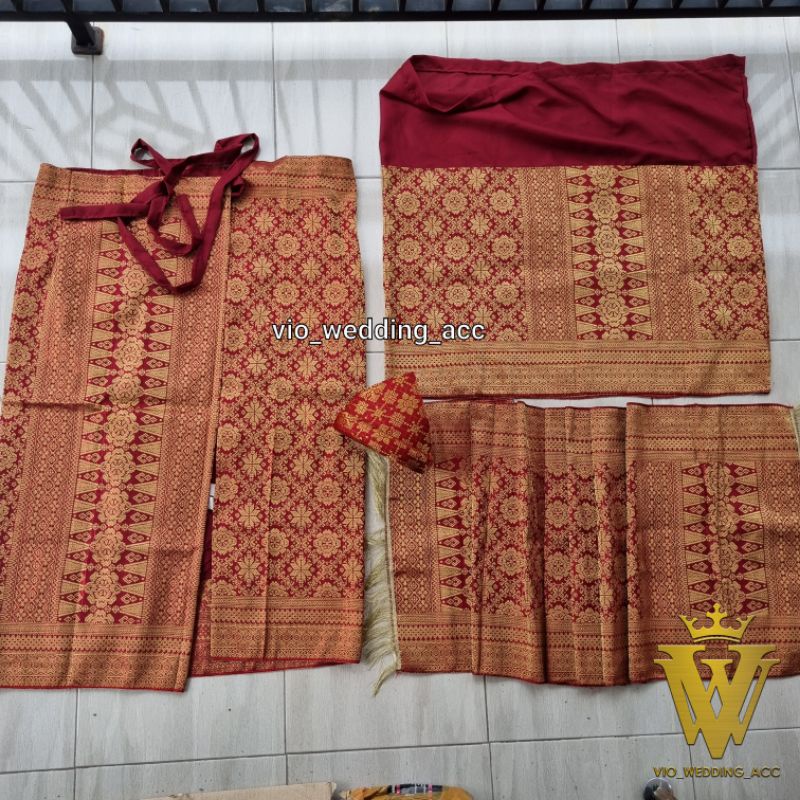 set kain+seledang+rumpak+tanjak