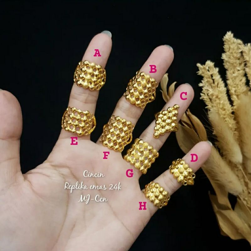 Cincin Replika Emas 24k - Mas Penang