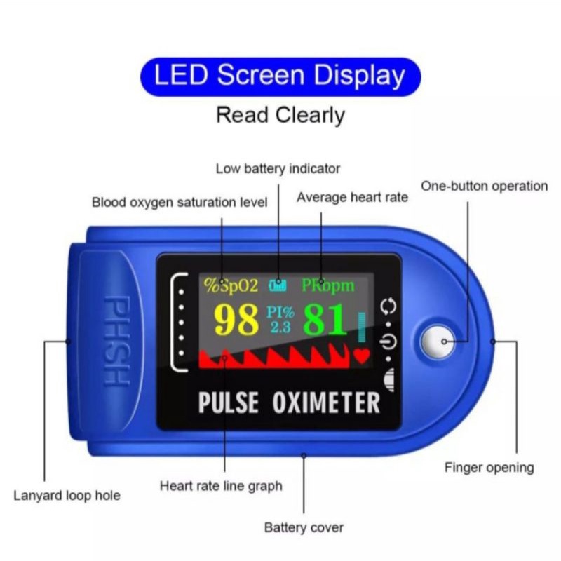 pulse oximeter fingertrip lk88