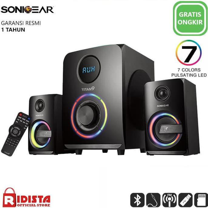 Super Sale SPEAKER AKTIF SONICGEAR Titan 9 BTMI Bluetooth Ready Stock