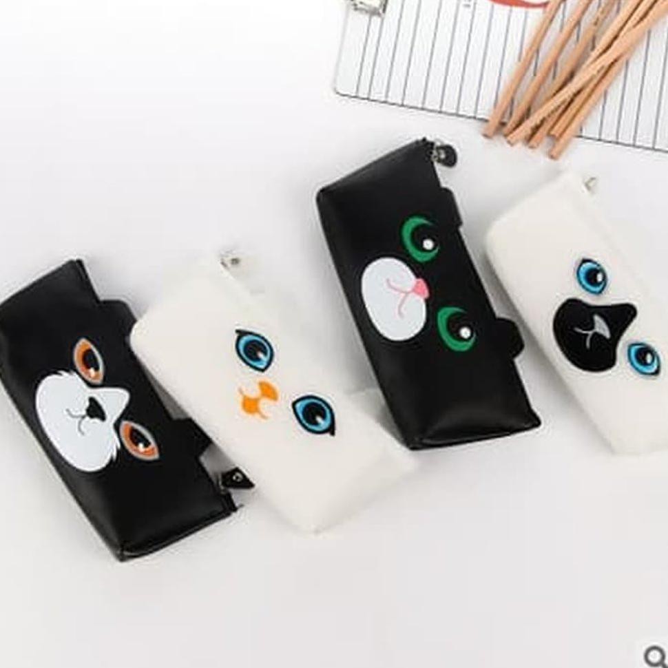 

Tempat Pensil Pencil Box Cat Black & Wihte