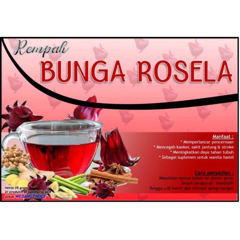 

Rempah bunga rosela rempah bunga rosella