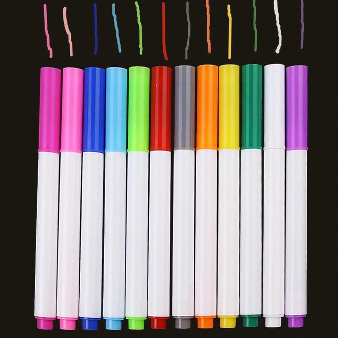 

Aman Buku Gambar Punya Refill Spidol 12 Warna / 12 Pcs Pen Warna Magic Book Sale!!!