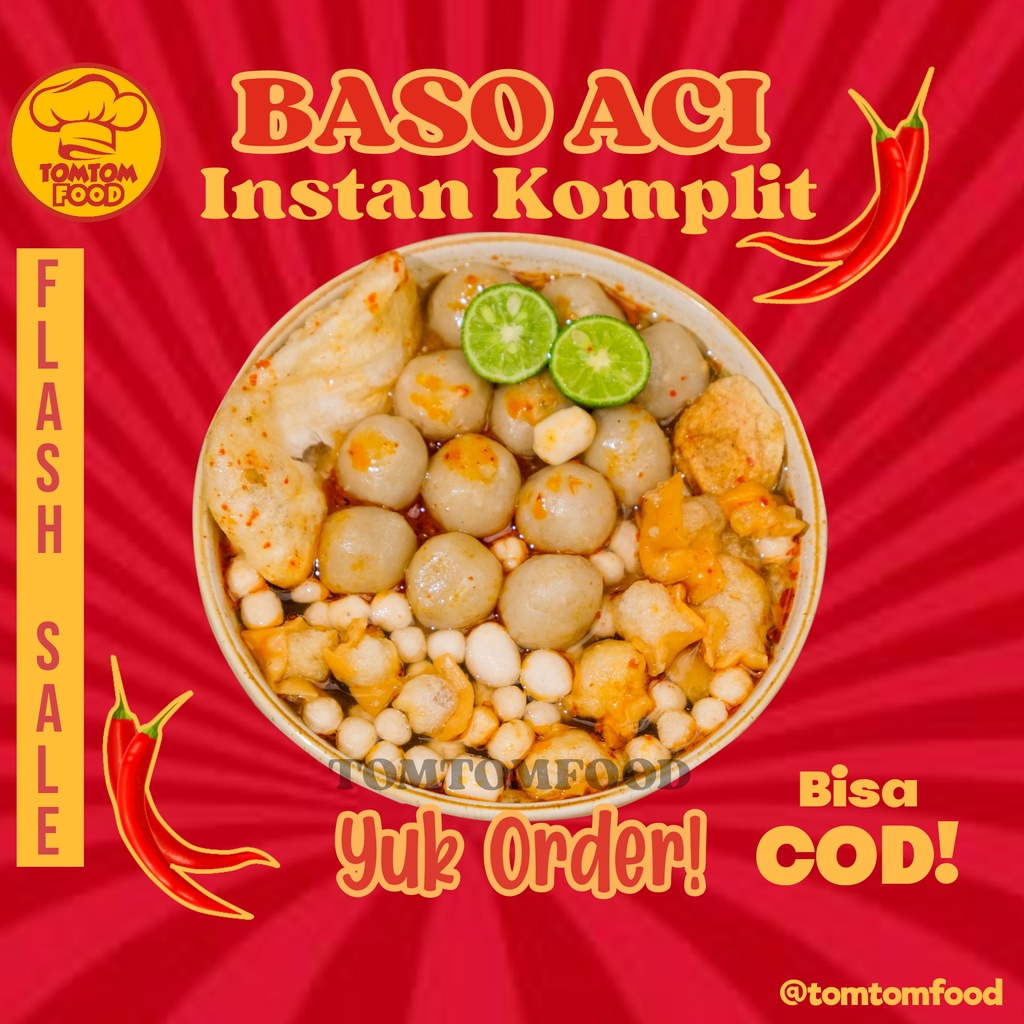 Jual Baso Aci Ayam Instan Komplit Khas Garut Termantap Bakso Boci