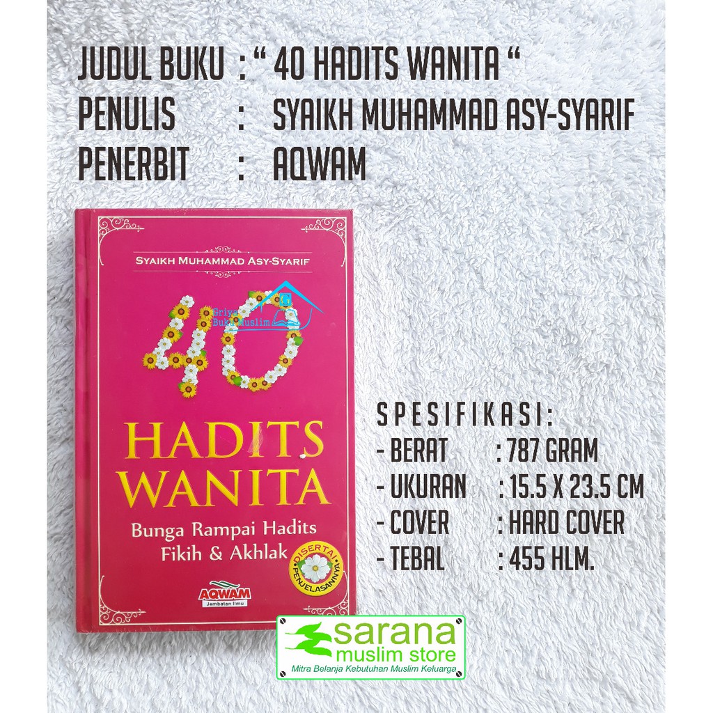 Buku 40 hadits Wanita