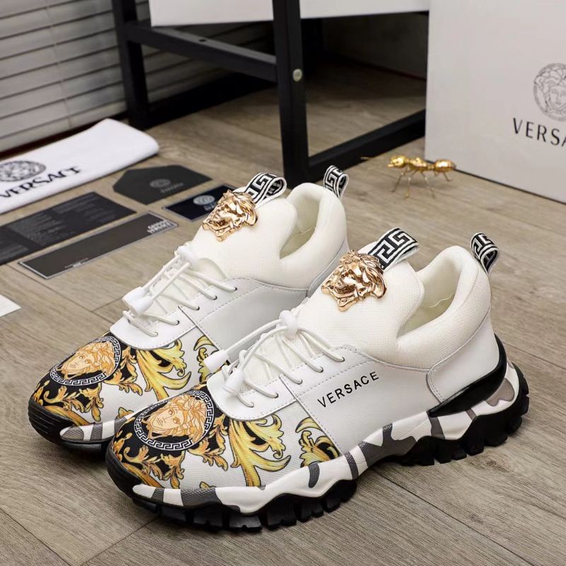 sepatu cowok vers4ce sneaker pria mirror men shoes run away top Brand P1SHOES new styles