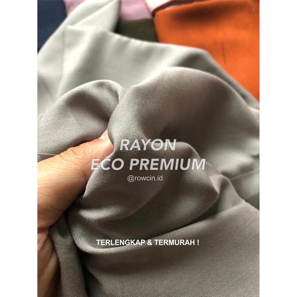 KAIN RAYON POLOS PREMIUM TERLENGKAP BAHAN ORGANIK LEMBUT LANGSUNG DARI PABRIK