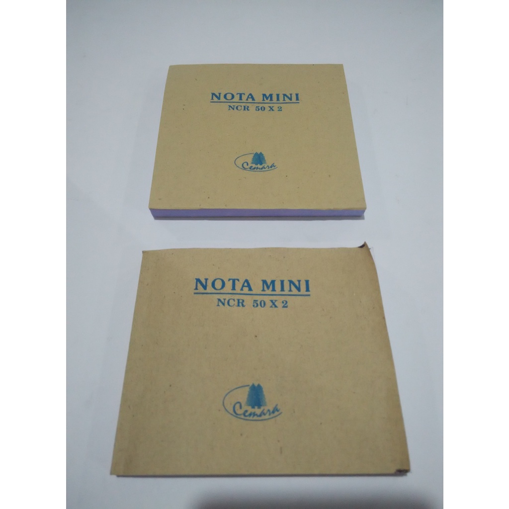 

Buku Nota 1/6 folio 50 x 2ply NCR