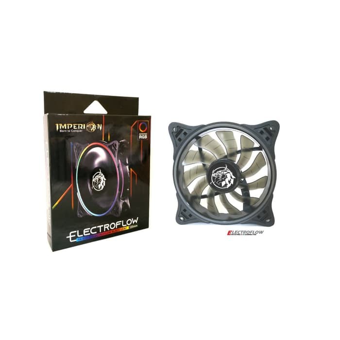 IMPERION ELECTROFLOW Fan Case - FAN CASING 12CM ROTATING RGB Electroflow