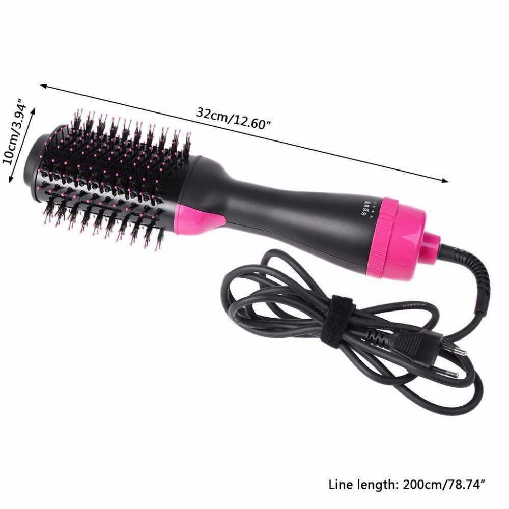 OLOEY Sisir Roller Hair Dryer Rambut 2in1 Volumizer Curler Comb WB-336