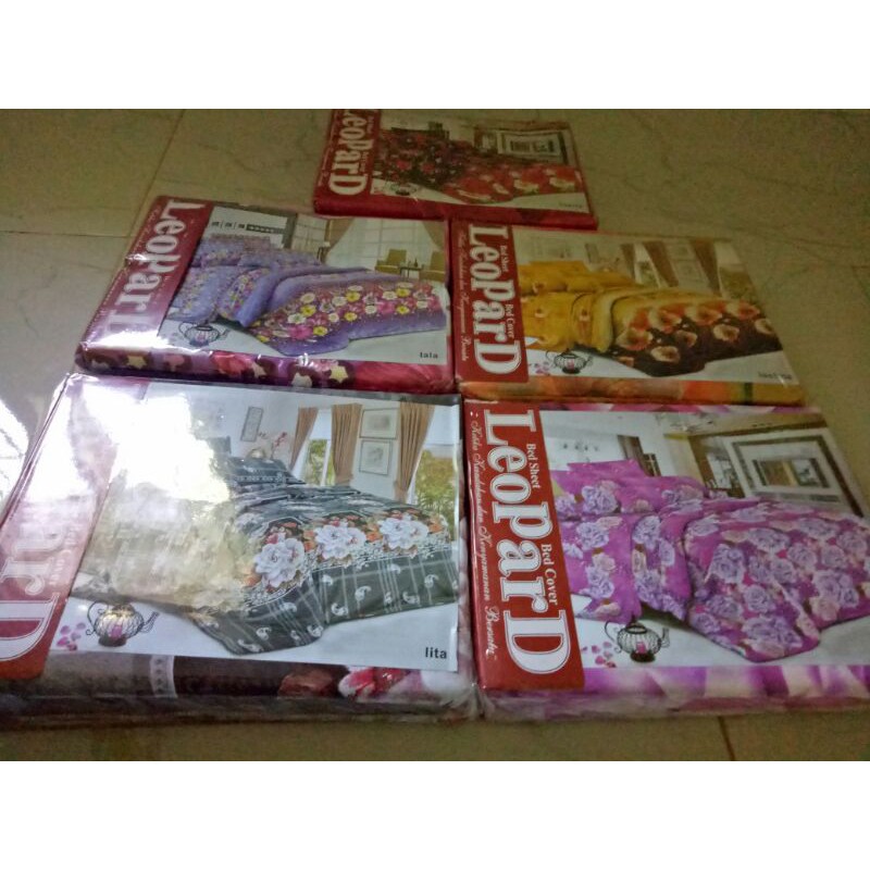 SPREI LEOPARD KING 180X200 CM dan 120x200 GROSIR/ SPREI MURAH