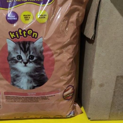 ☺ bolt kitten 1kg makanan kucing bolt kitten salmon 1kg ✾