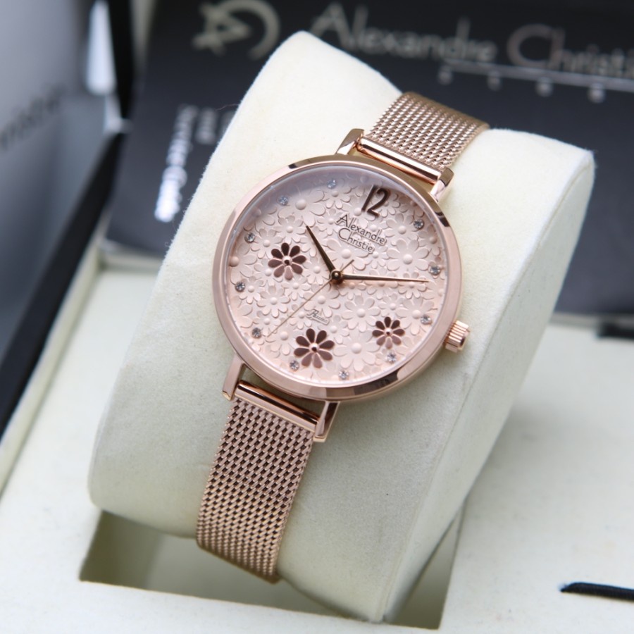 ALEXANDRE CHRISTIE AC 2957 FULL ROSEGOLD WANITA. ORIGINAL