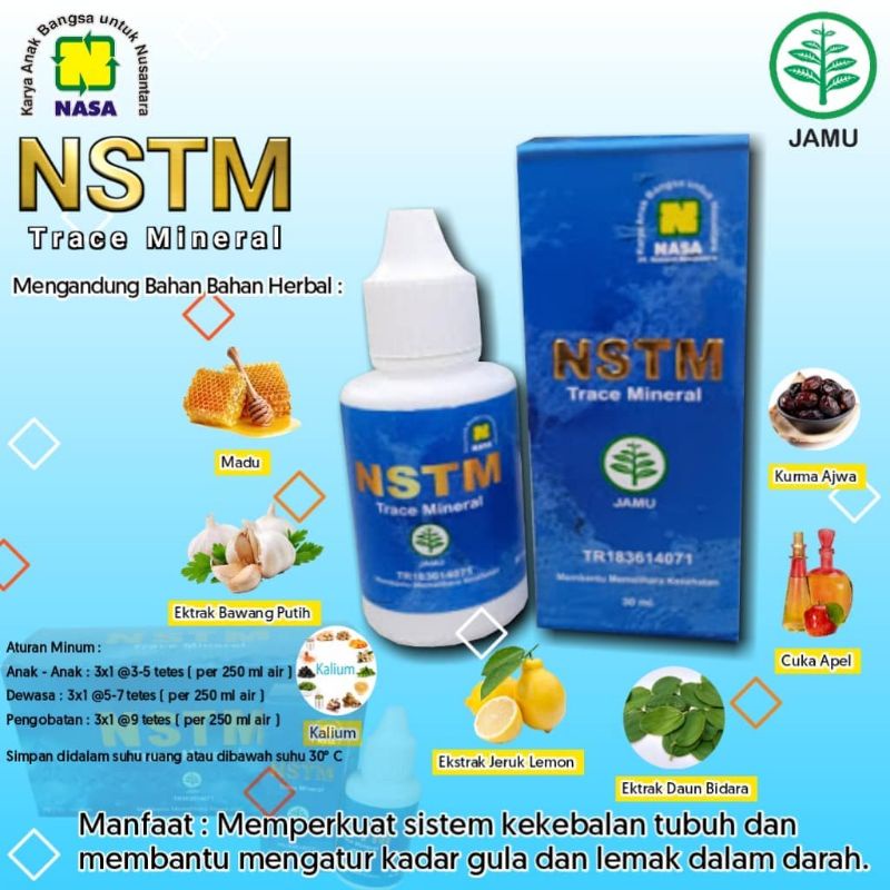 NSTM NASA TRACE MINERAL | NSTM PRODUK NASA TETES SOLUSI OBAT PMK