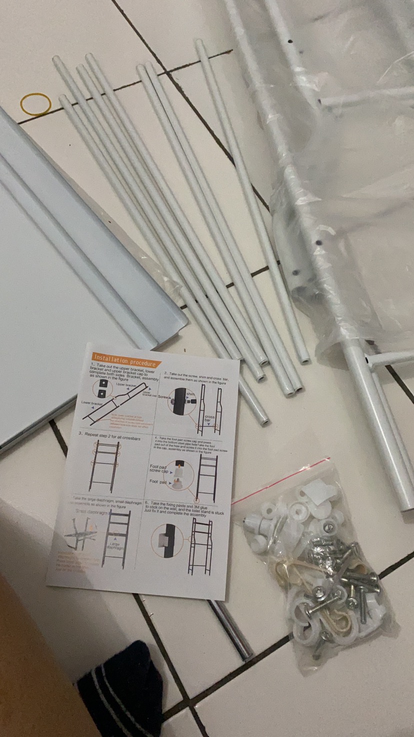 Rak Toilet Organizer Wc Kamar Mandi 165 X 50 X 26