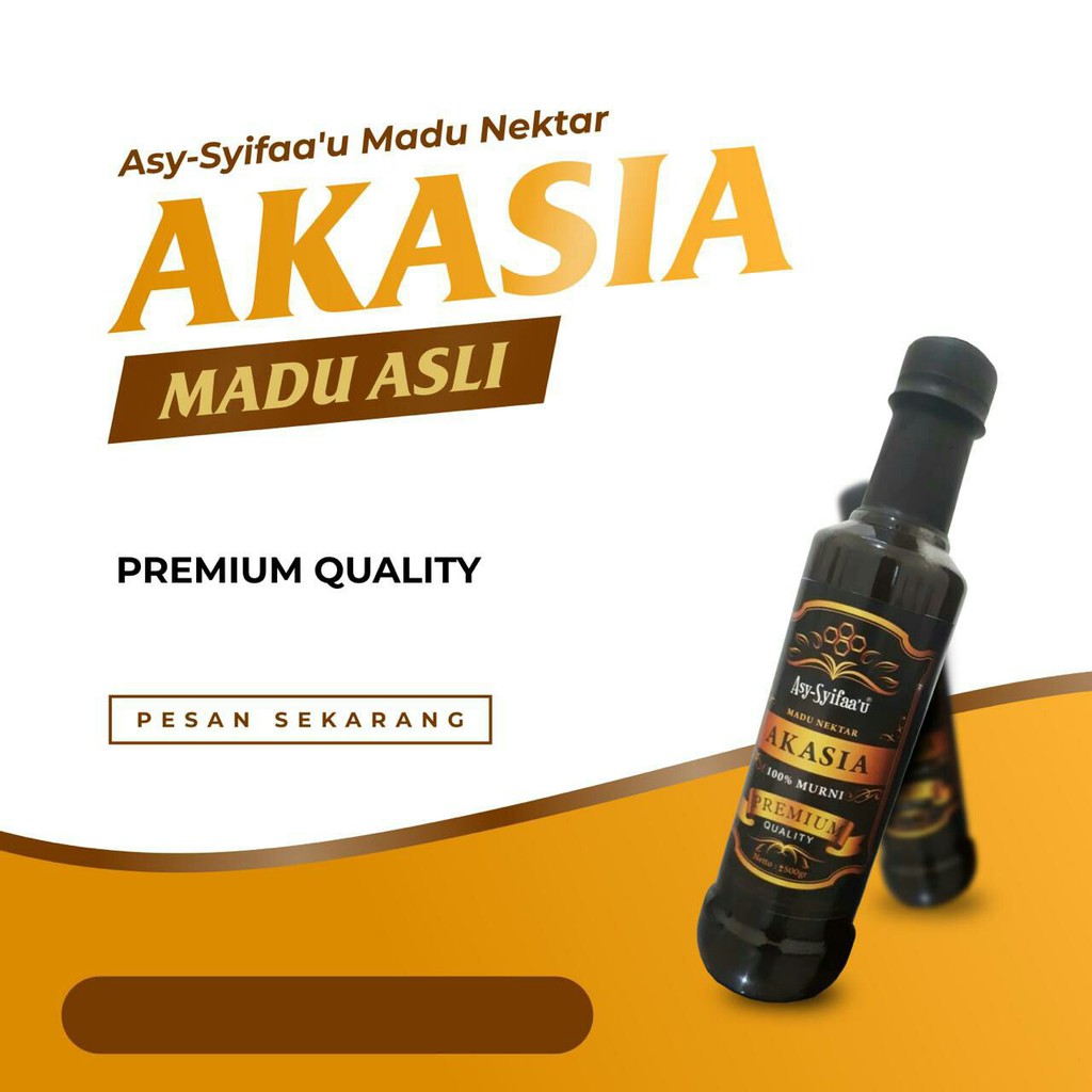 

[PREMIUM] Madu Nektar Akasia Asy Syifaau | Madu | Madu Asli | Madu Murni | Madu Murni Asli