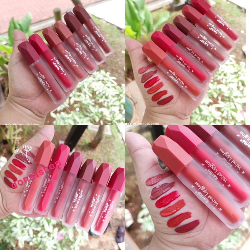 [ ECER  ] KARITE INK SUPER MATTE &amp; PEACH PARTY LIPCREAM