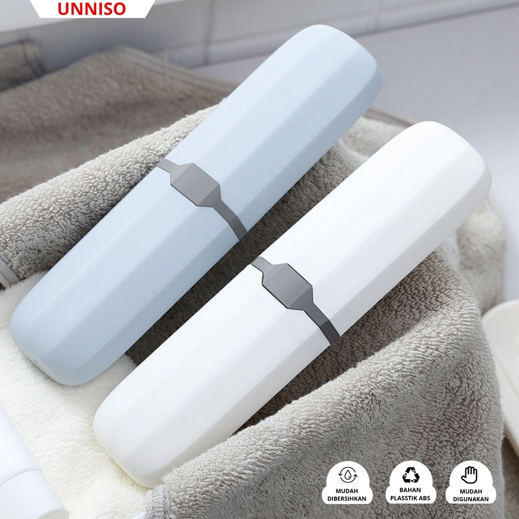 UNNISO - Box Tempat Sikat Pasta Gigi Travelling Organizer Travel BTS4