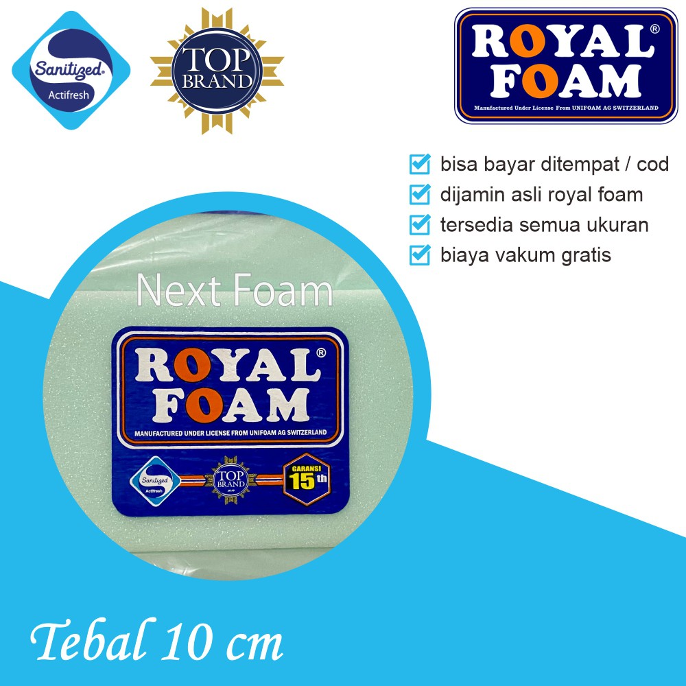 [Hanya Busa] Kasur Busa Royal Foam D23 Semua Ukuran Tebal 10cm Original