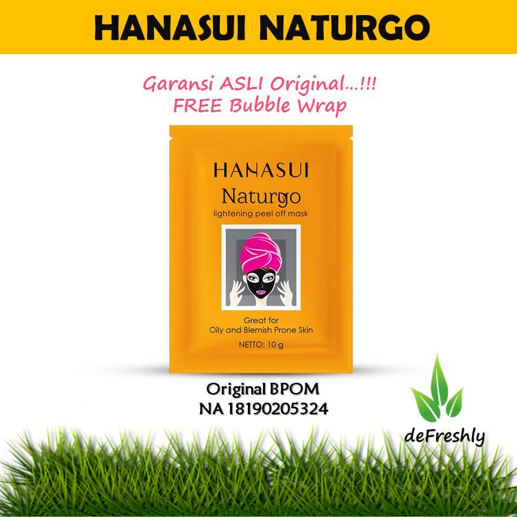 BPOM - ORIGINAL NATURGO LIGHTENING PEEL OFF MASK HANASUI