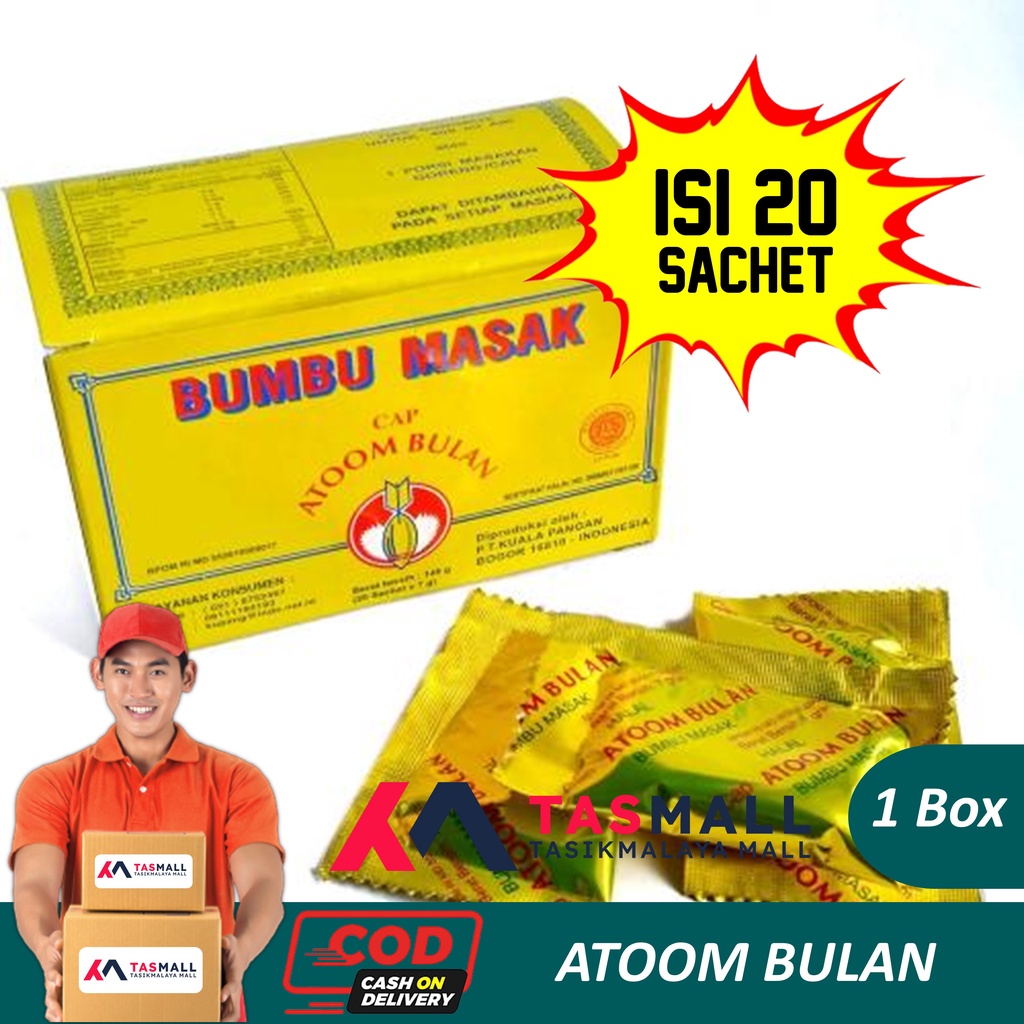 

BUMBU ATOOM BULAN 1 BOX ISI 20 SACHET