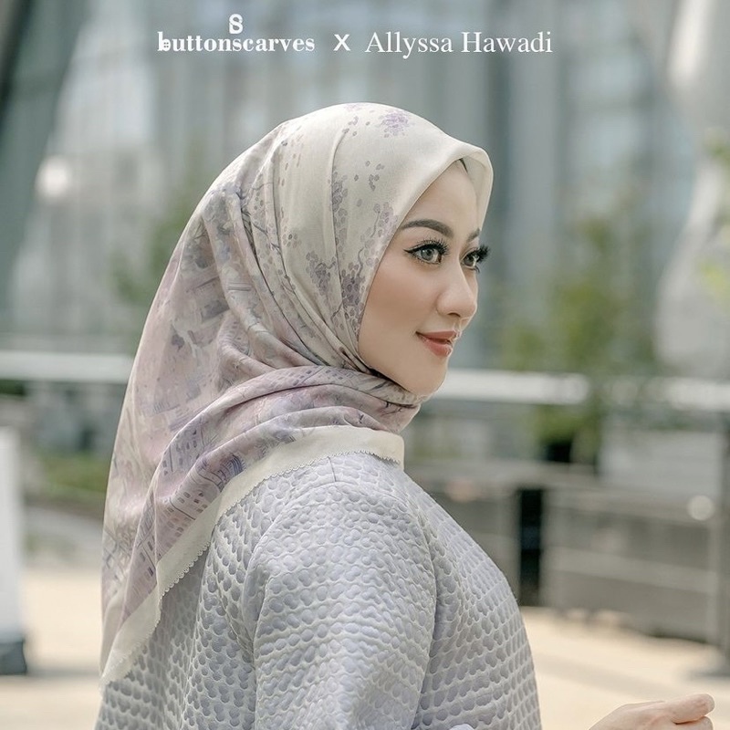 Buttonscarves x Allyssa Hawadi The New York 3 Courage Voal Square Tribeca Little Italy