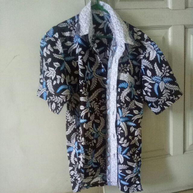 Baju Pria Kemeja Batik Lengan Pendek Termurah M L Xl Mazka Batik