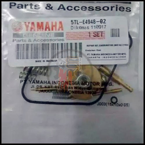 REPAIRKIT PARKIT KARBURATOR SPUYER PILOT JET MAIN JET ORIGINAL YAMAHA MIO-MIO SOUL-FINO KARBU-NOUVO