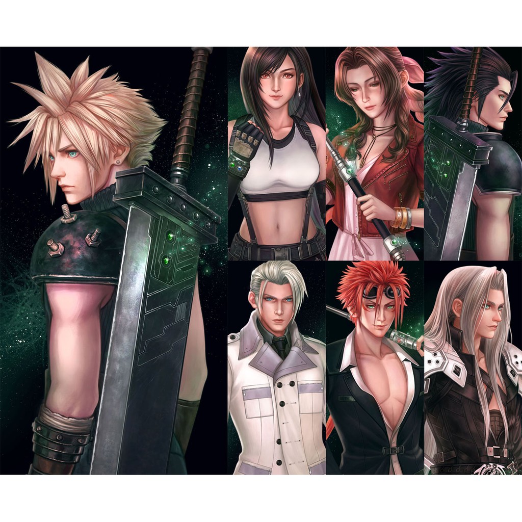 Final Fantasy VII Remake / FF7R - art print / poster