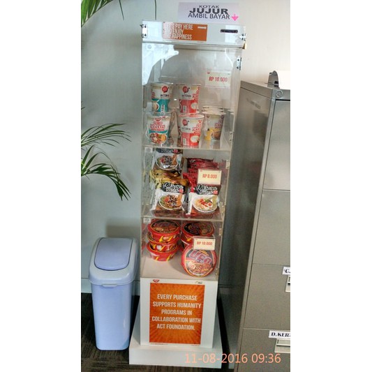 

Nissin Mie Instant sumbangan ACT 100 Persen