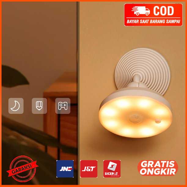 Lampu LED Rotatable IR Motion Sensor Cool White D1