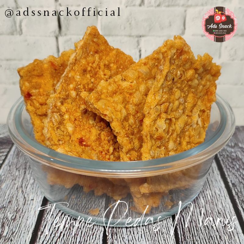 

Camilan Kripik Tempe Rasa Pedas Manis Super Renyah (200gr)