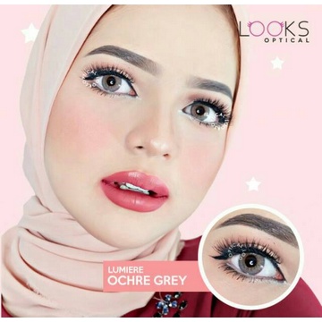 SOFTLENS LUMIERE OCHRE GREY 14.5MM (NORMAL / -10.00)