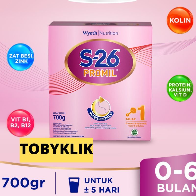 S26 box / S-26 Promil Reguler Tahap 1 0-6 bulan 400gr &amp; 700gram