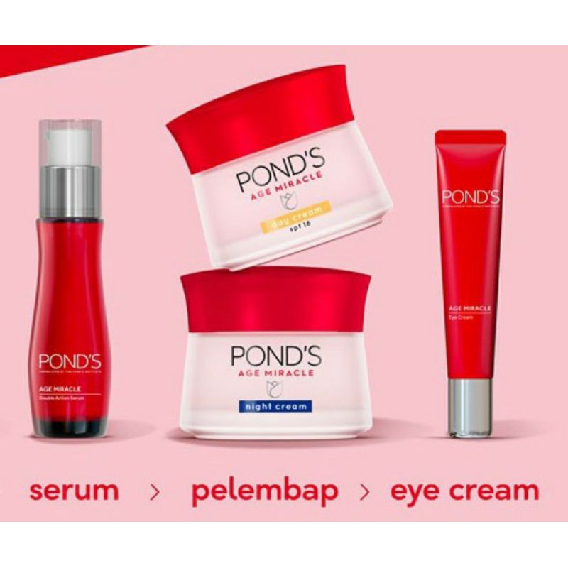 PAKET POND'S AGE MIRACLE 4 IN 1 WIHTOUT FACIAL FOAM