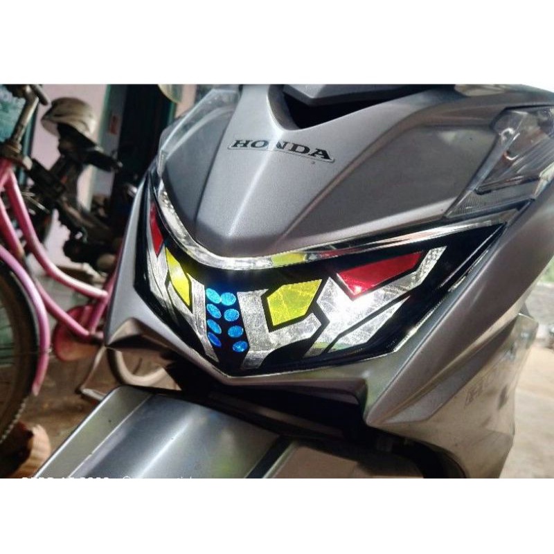 sticker lampu beat/variasi lampu beat/
