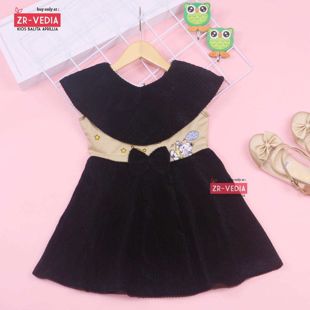 Dress Najwa uk 4-5 Tahun / Dres Baju Anak Perempuan Gaun Pesta Yukensi Import Balita Cewek Grosir