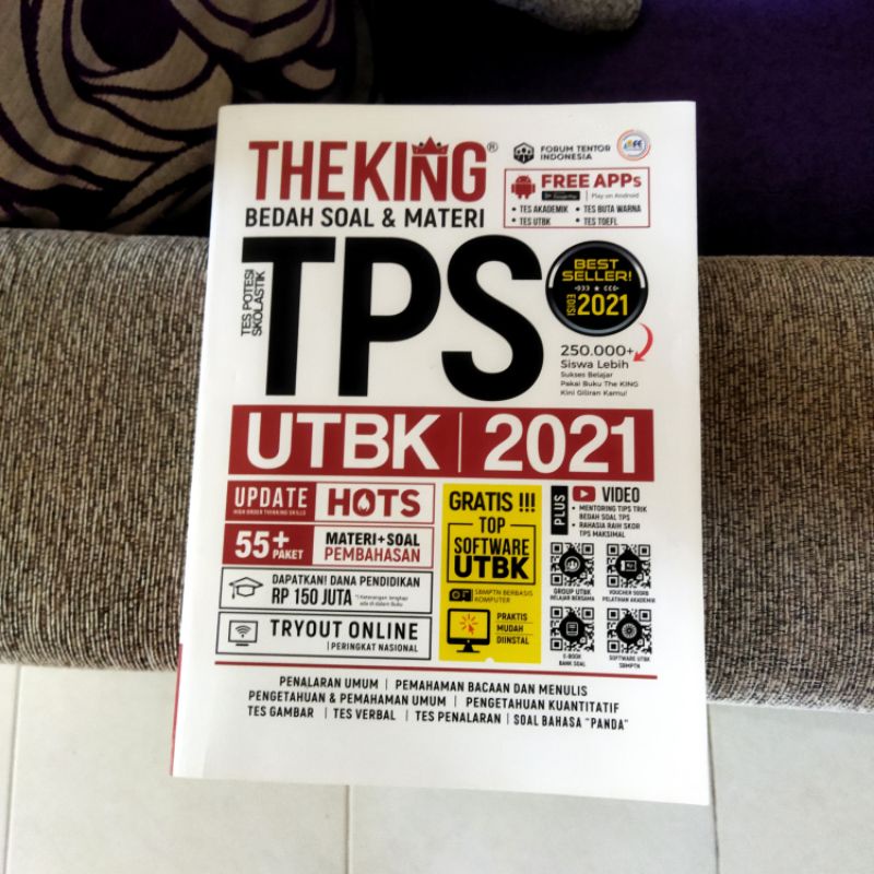 THE KING TPS UTBK 2021 PRELOVED BUKU SBMPTN