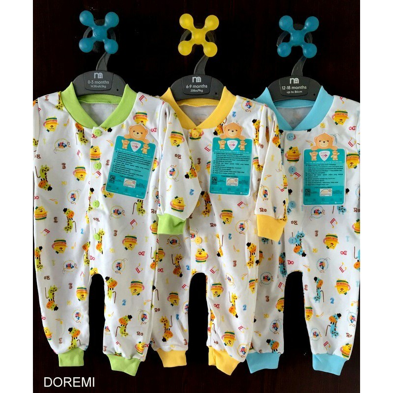  libby  Jumper panjang buka kaki sleepsuit baju  bayi  baju  