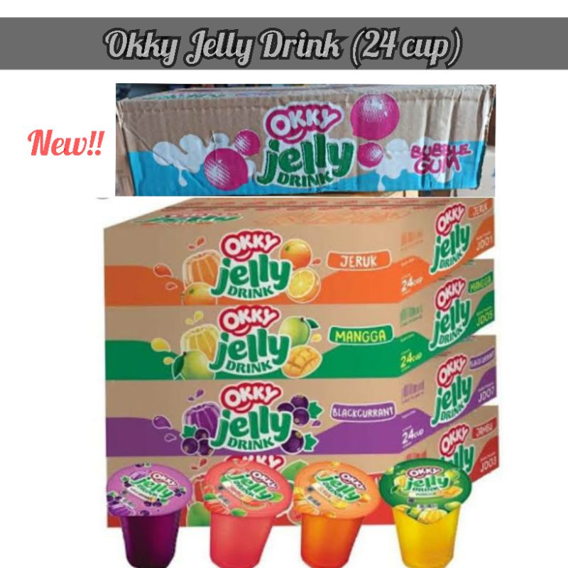 

Okky Jelly Drink / Koko Drink Jeruk / Jambu / Anggur / Leci / Melon