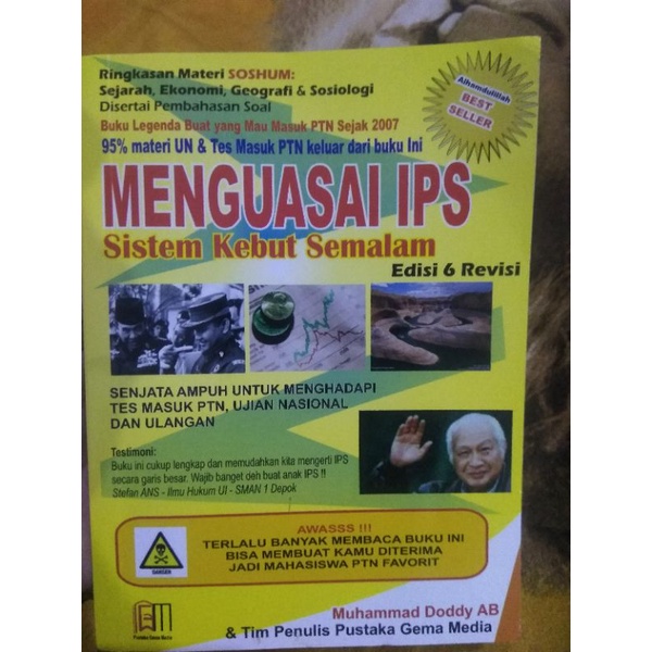 Buku preloved sks kuning soshum