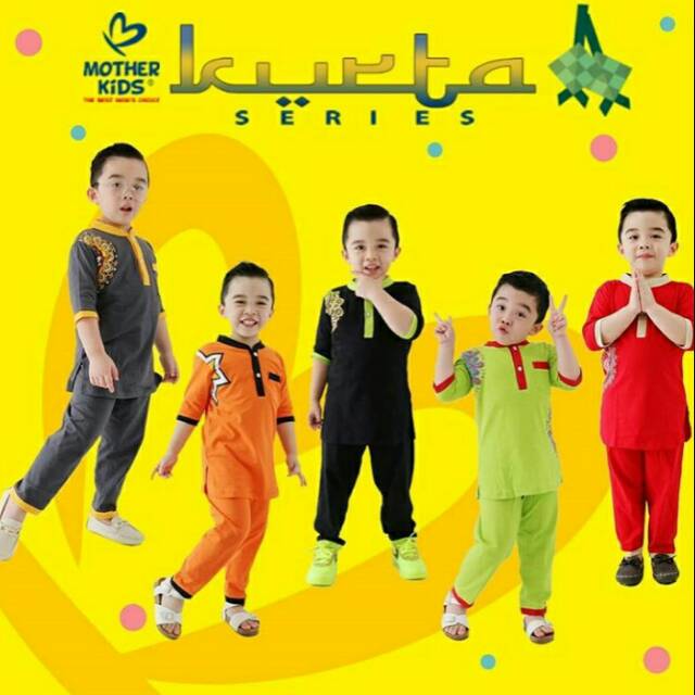SET KURTA SERIES BY MOTHER KIDS / SUIT KURTA MOTHERKIDS
