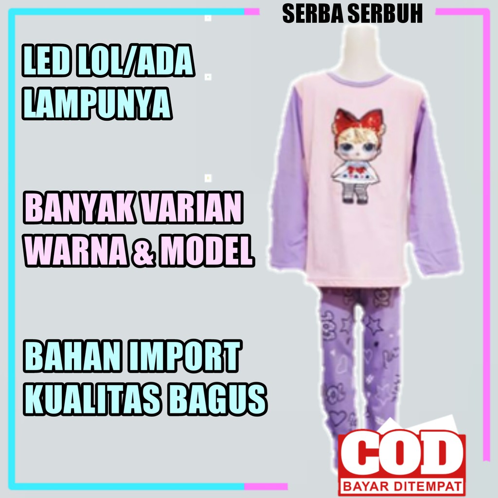 piyama anak piyama anak perempuan baju tidur anak perempuan setelan baju tidur anak cewek KE75