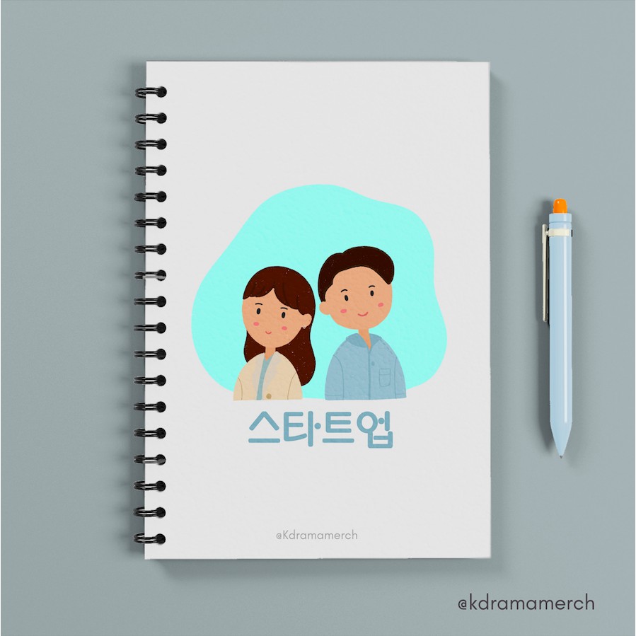 

START UP NOTEBOOK SPIRAL DRAMA KOREA A5/ DRAMA KOREA / DRAKOR / JOURNAL / JURNAL SOFT COVER