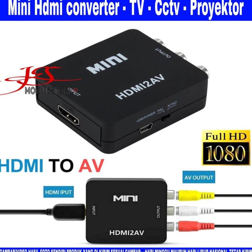 Mini Hdmi Converter - Mini Hdmi Hd Tv - Hdmi Proyektor - Hdmi Cctv
